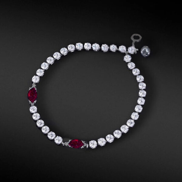 Kentious Tennis metal bracelet 18cm